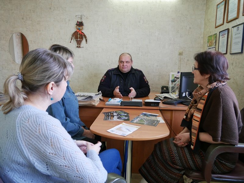 В Перевозе начальник ГИБДД встретился  с представителями районных СМИ